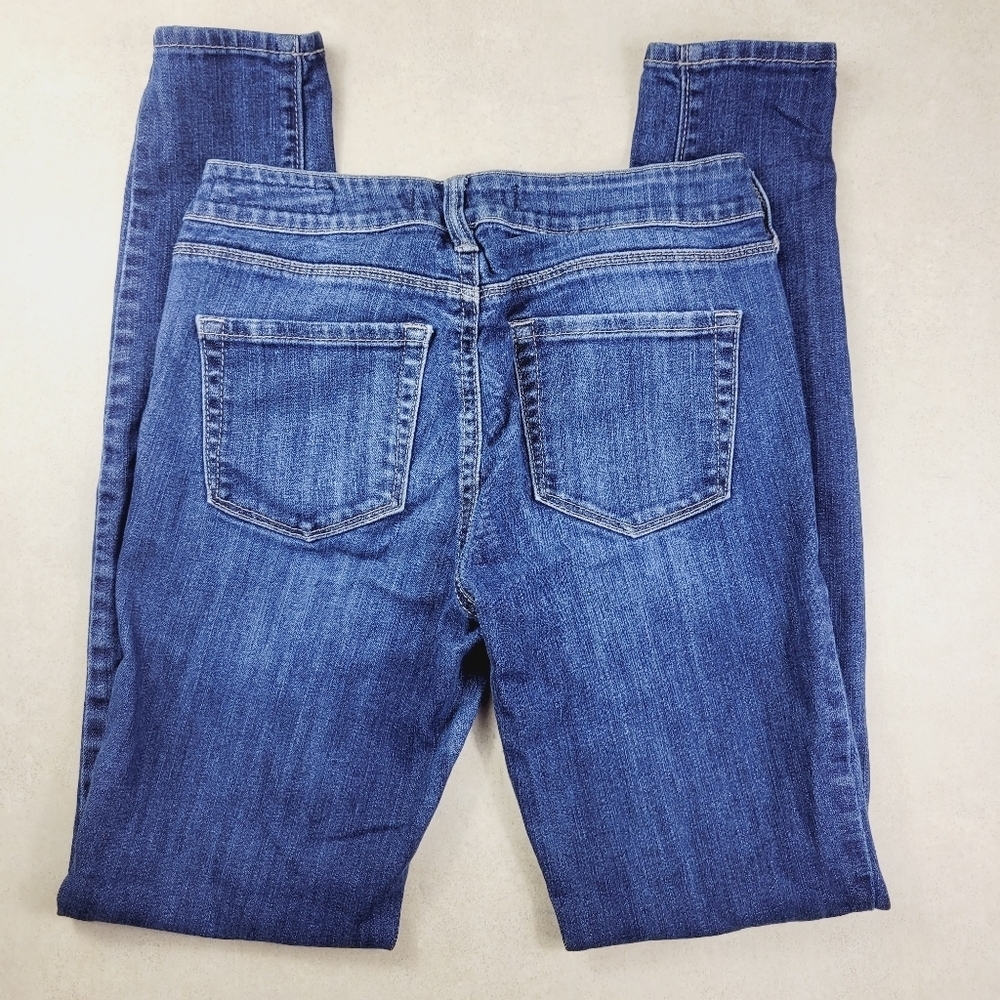 Bullhead super skinny jeans mid ride skinnist blue jeans size 23 - Picture 5 of 8